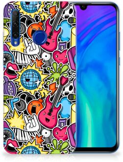 B2Ctelecom Honor 20 Lite Silicone Back Cover Punk Rock