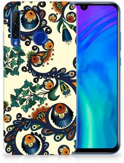 B2Ctelecom Honor 20 Lite Siliconen Hoesje Barok Flower