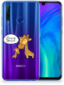 B2Ctelecom Honor 20 Lite Telefoonhoesje met Naam Giraffe