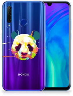 B2Ctelecom Honor 20 Lite Telefoonhoesje met Naam Panda Color