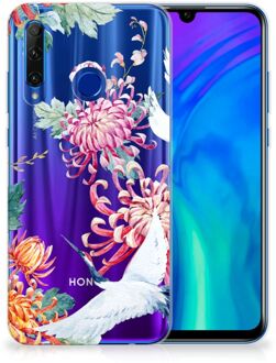 B2Ctelecom Honor 20 Lite TPU Hoesje Bird Flowers