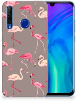 B2Ctelecom Honor 20 Lite TPU Hoesje Flamingo