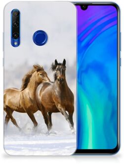 B2Ctelecom Honor 20 Lite TPU Hoesje Paarden