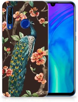 B2Ctelecom Honor 20 Lite TPU Hoesje Pauw met Bloemen