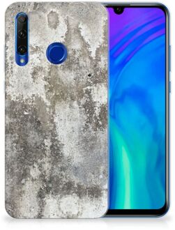 B2Ctelecom Honor 20 Lite TPU Siliconen Hoesje Beton Print