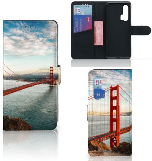 B2Ctelecom Honor 20 Pro Flip Cover Golden Gate Bridge