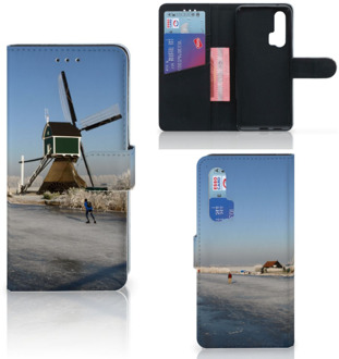 B2Ctelecom Honor 20 Pro Flip Cover Schaatsers Friesland