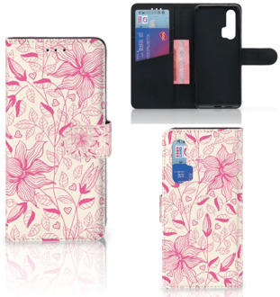 B2Ctelecom Honor 20 Pro Hoesje Pink Flowers