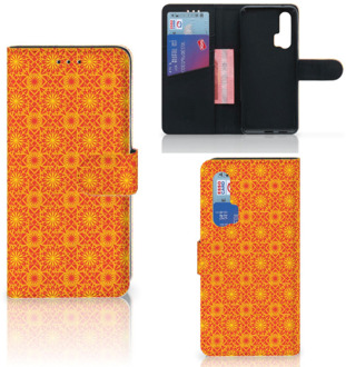 B2Ctelecom Honor 20 Pro Telefoon Hoesje Batik Orange