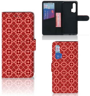 B2Ctelecom Honor 20 Pro Telefoon Hoesje Batik Red