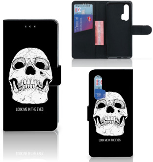 B2Ctelecom Honor 20 Pro Telefoonhoesje met Naam Skull Eyes