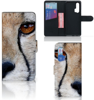 B2Ctelecom Honor 20 Pro Telefoonhoesje met Pasjes Cheetah