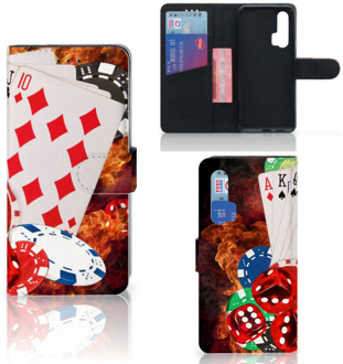 B2Ctelecom Honor 20 Pro Wallet Case met Pasjes Casino