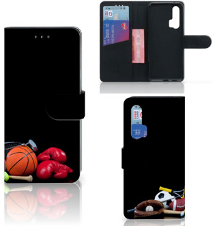 B2Ctelecom Honor 20 Pro Wallet Case met Pasjes Sports