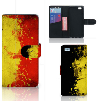 B2Ctelecom Huawei Ascend P8 Lite Book Case Hoesje Design Belgische Vlag