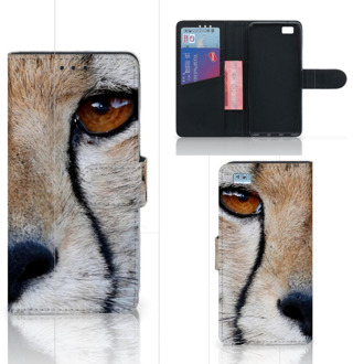 B2Ctelecom Huawei Ascend P8 Lite Book Case Hoesje Design Cheetah