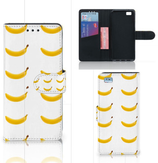 B2Ctelecom Huawei Ascend P8 Lite Bookcase Hoesje Banana