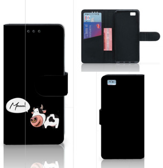 B2Ctelecom Huawei Ascend P8 Lite Bookcase Hoesje Design Cow