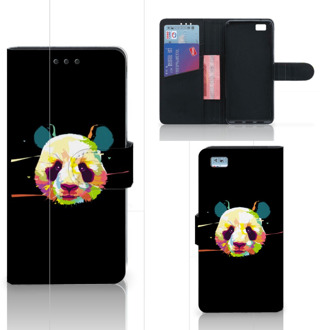 B2Ctelecom Huawei Ascend P8 Lite Bookcase Hoesje Design Panda Color