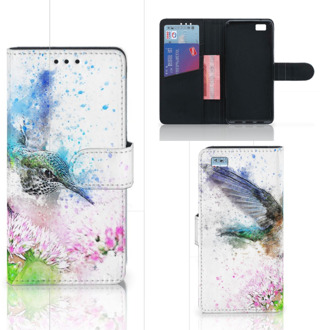 B2Ctelecom Huawei Ascend P8 Lite Bookcase Hoesje Design Vogel