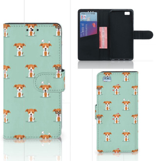 B2Ctelecom Huawei Ascend P8 Lite Bookcase Hoesje Pups