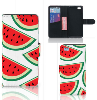 B2Ctelecom Huawei Ascend P8 Lite Bookcase Hoesje Watermelons