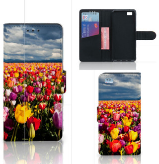 B2Ctelecom Huawei Ascend P8 Lite Uniek Hoesje Tulpen