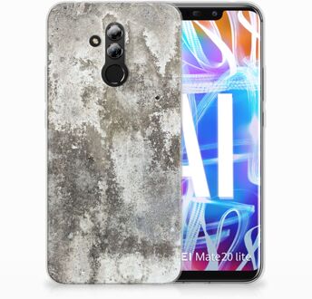 B2Ctelecom Huawei Mate 20 Lite TPU Hoesje Design Beton