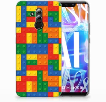 B2Ctelecom Huawei Mate 20 Lite TPU Hoesje Design Blokken