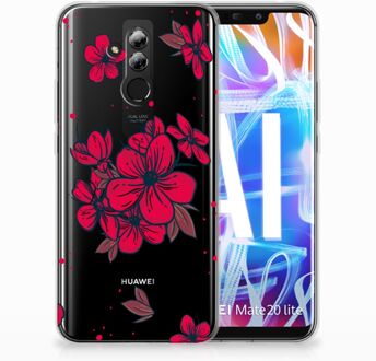 B2Ctelecom Huawei Mate 20 Lite TPU Hoesje Design Blossom Red