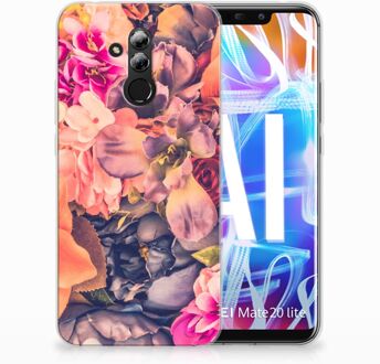 B2Ctelecom Huawei Mate 20 Lite TPU Hoesje Design Bosje Bloemen