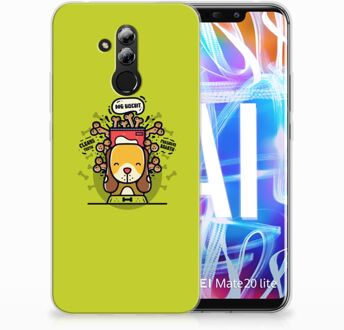 B2Ctelecom Huawei Mate 20 Lite TPU Hoesje Design Doggy Biscuit