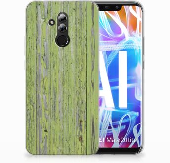 B2Ctelecom Huawei Mate 20 Lite TPU Hoesje Design Green Wood