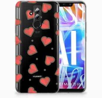 B2Ctelecom Huawei Mate 20 Lite TPU Hoesje Design Hearts