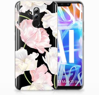 B2Ctelecom Huawei Mate 20 Lite TPU Hoesje Design Lovely Flowers