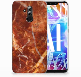 B2Ctelecom Huawei Mate 20 Lite TPU Hoesje Design Marmer Bruin