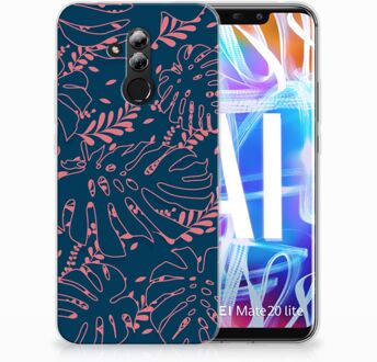 B2Ctelecom Huawei Mate 20 Lite TPU Hoesje Design Palm Leaves