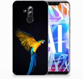 B2Ctelecom Huawei Mate 20 Lite TPU Hoesje Design Papegaai