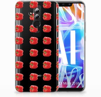 B2Ctelecom Huawei Mate 20 Lite TPU Hoesje Design Paprika Red