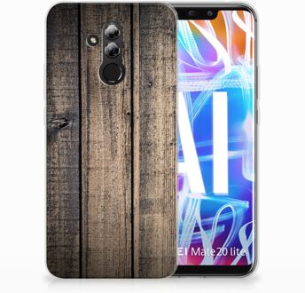 B2Ctelecom Huawei Mate 20 Lite TPU Hoesje Design Steigerhout