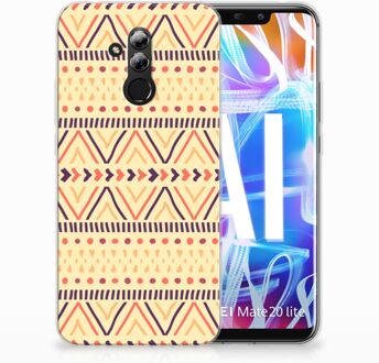 B2Ctelecom Huawei Mate 20 Lite Uniek TPU Hoesje Aztec Yellow