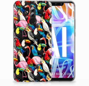 B2Ctelecom Huawei Mate 20 Lite Uniek TPU Hoesje Birds