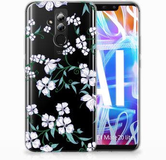 B2Ctelecom Huawei Mate 20 Lite Uniek TPU Hoesje Blossom White