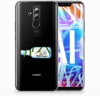 B2Ctelecom Huawei Mate 20 Lite Uniek TPU Hoesje Boho Bottle