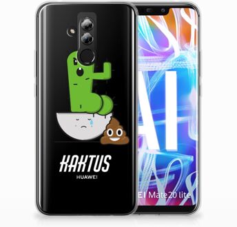 B2Ctelecom Huawei Mate 20 Lite Uniek TPU Hoesje Cactus Poo