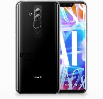 B2Ctelecom Huawei Mate 20 Lite Uniek TPU Hoesje Finger DTMP