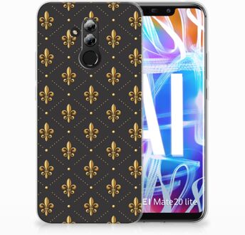 B2Ctelecom Huawei Mate 20 Lite Uniek TPU Hoesje Franse Lelie