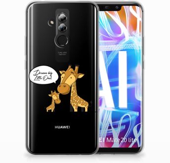 B2Ctelecom Huawei Mate 20 Lite Uniek TPU Hoesje Giraffe