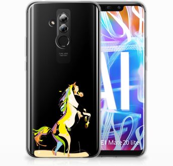 B2Ctelecom Huawei Mate 20 Lite Uniek TPU Hoesje Horse Color