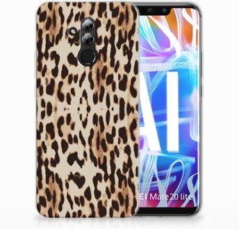 B2Ctelecom Huawei Mate 20 Lite Uniek TPU Hoesje Leopard